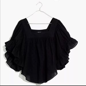 Flutter-Sleeve Butterfly Top